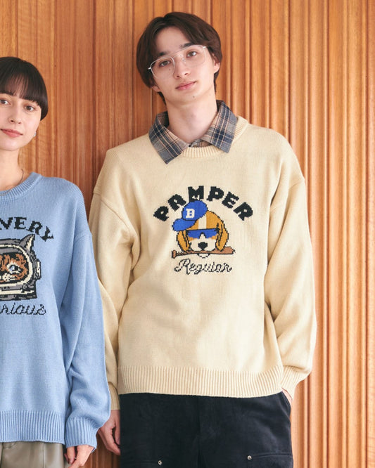 Dog Jacquard Knit