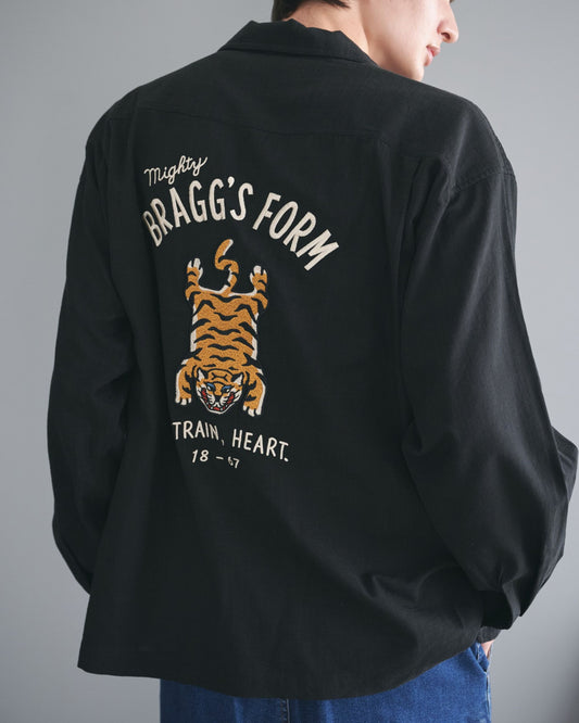 Tiger Linen-Like Shirt