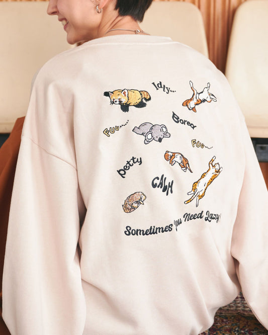 Sleepy Animals Sweatshirt