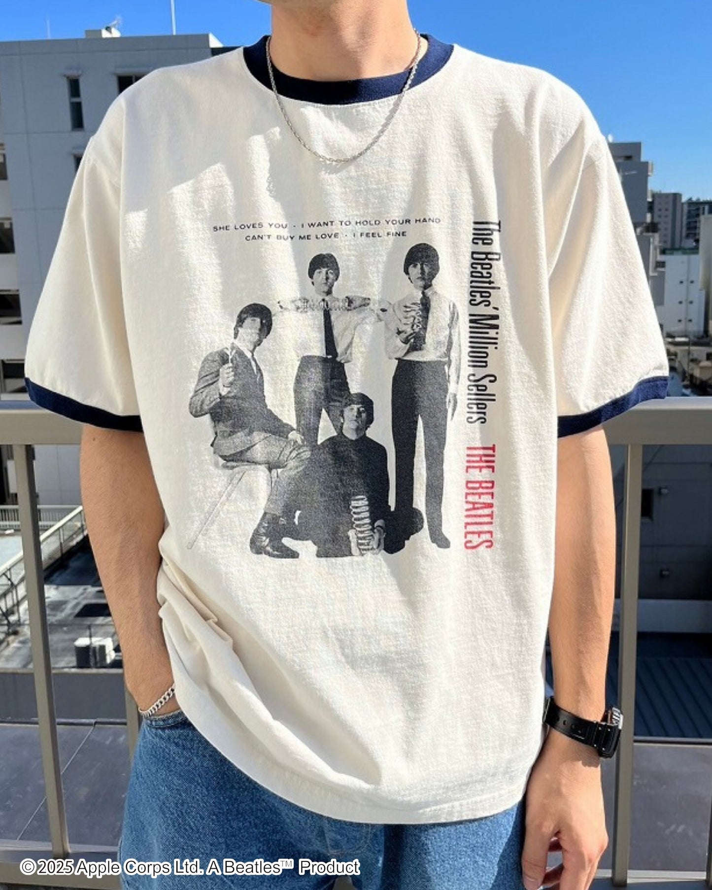 【The Beatles】Photo Ringer Tee