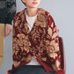 Soft Jacquard Knit Cardigan