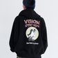 Ghost check hood ZIPPK / ゴーストチェックフードパーカー