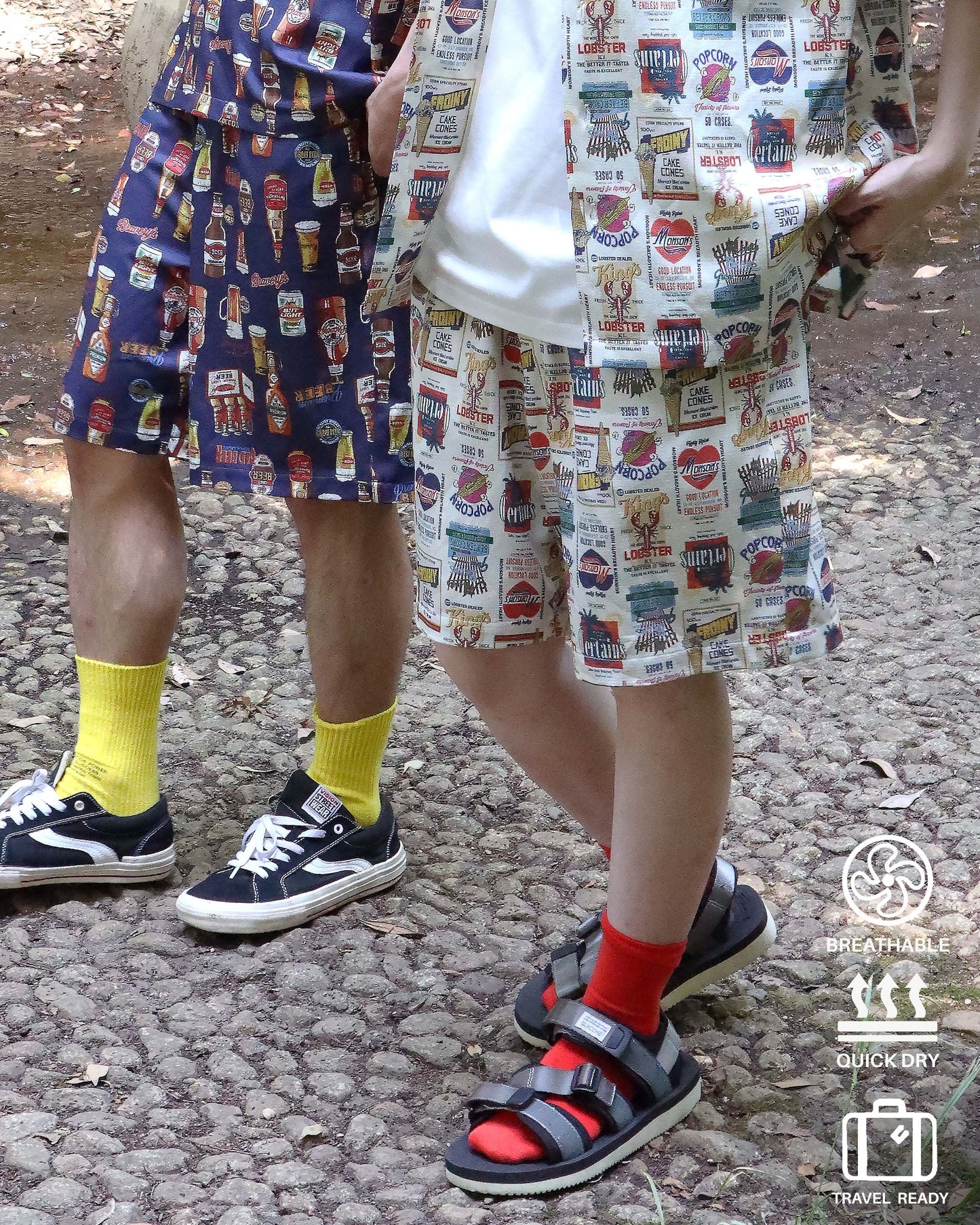 【梨地】総柄ショーツ