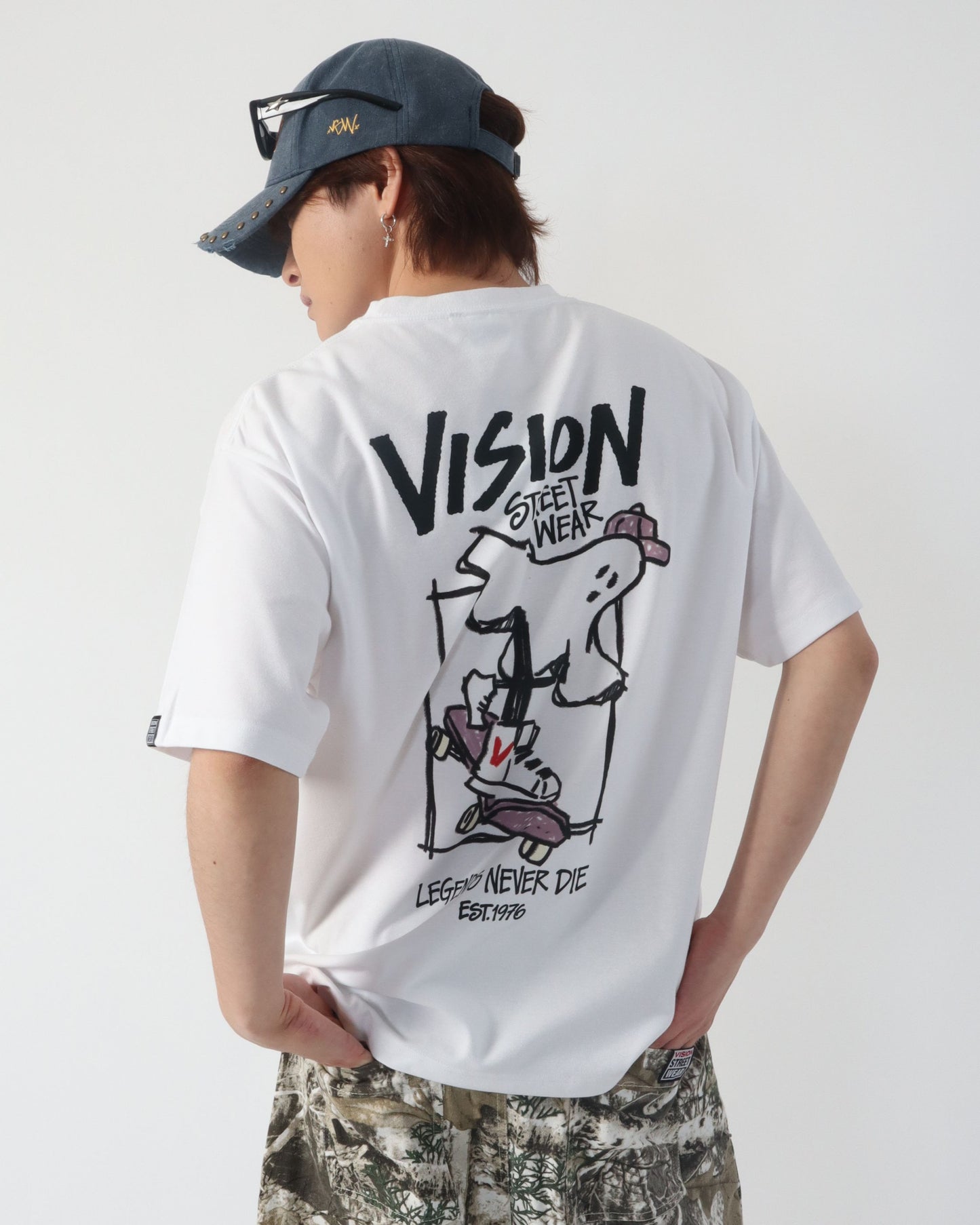 Ghost Dry T / 清涼素材ゴーストTシャツ
