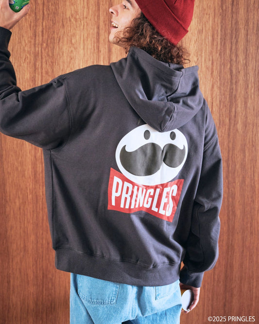 【PRINGLES】Back Face Zip Hoodie