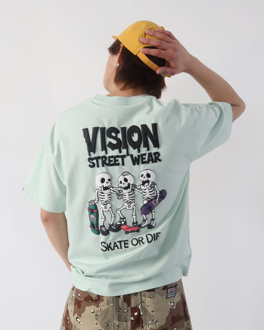 Skull Dry T / 清涼素材スカルTシャツ
