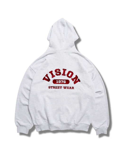 College Logo ZIP Hoodie / カレッジ刺繍パーカー