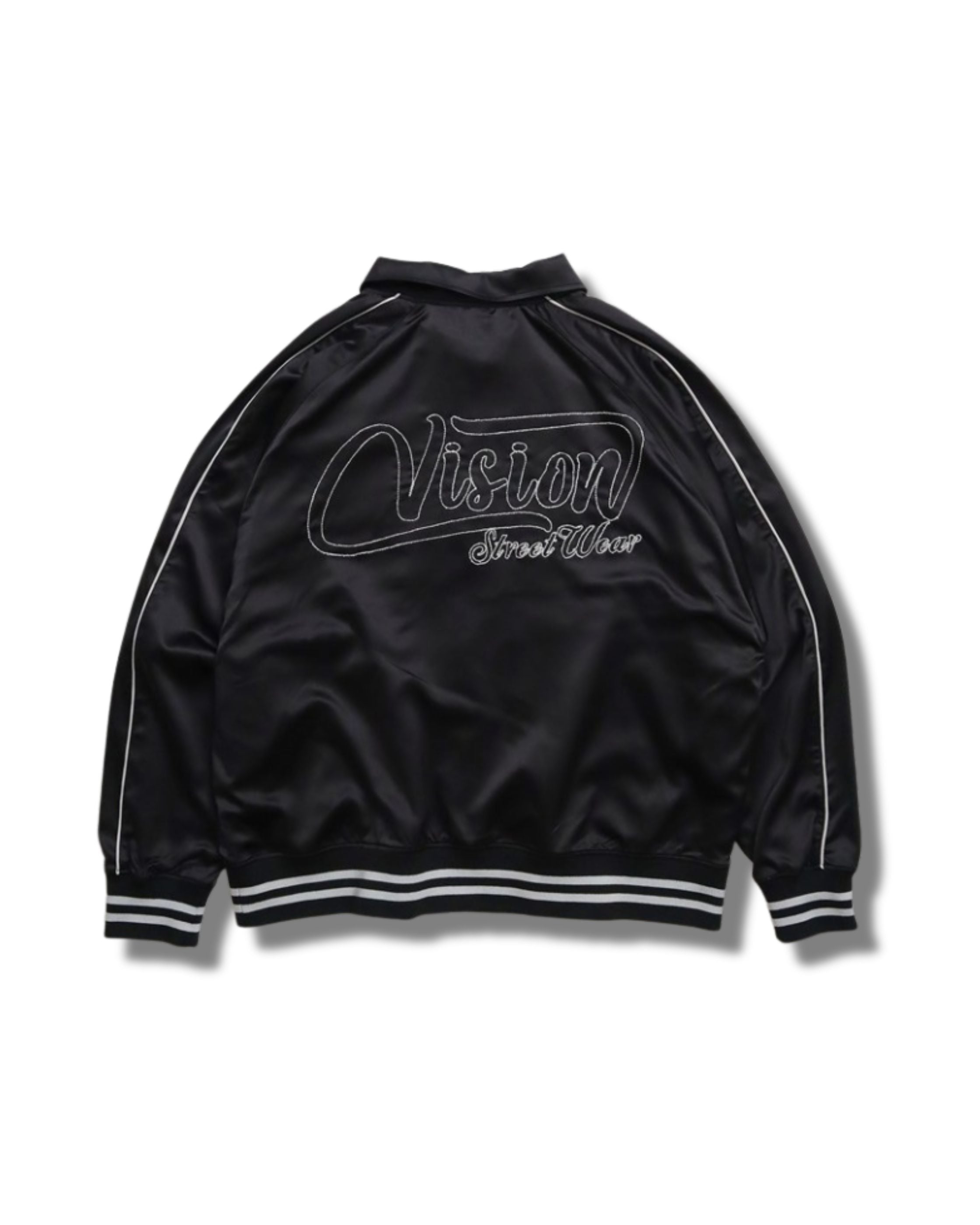 VISION STREET WEAR】Bridge Satin Jacket / サテン刺繍スカジャン