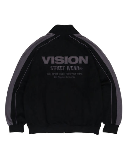 Fake suede track jacket / フェイクスエードトラックジャケット