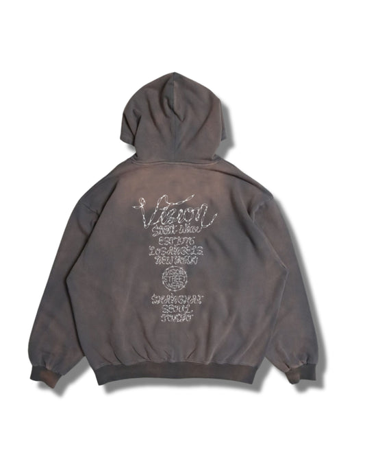 Faded Shoelace Hoodie
