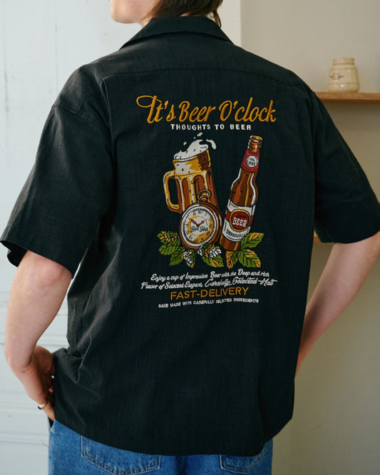 Beer  Linen Like Shirt