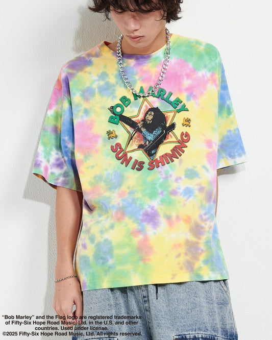 【BOB MARLEY】Tie Dye Print Tee