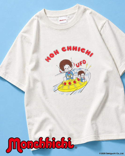 【モンチッチ】UFOイラストTシャツ