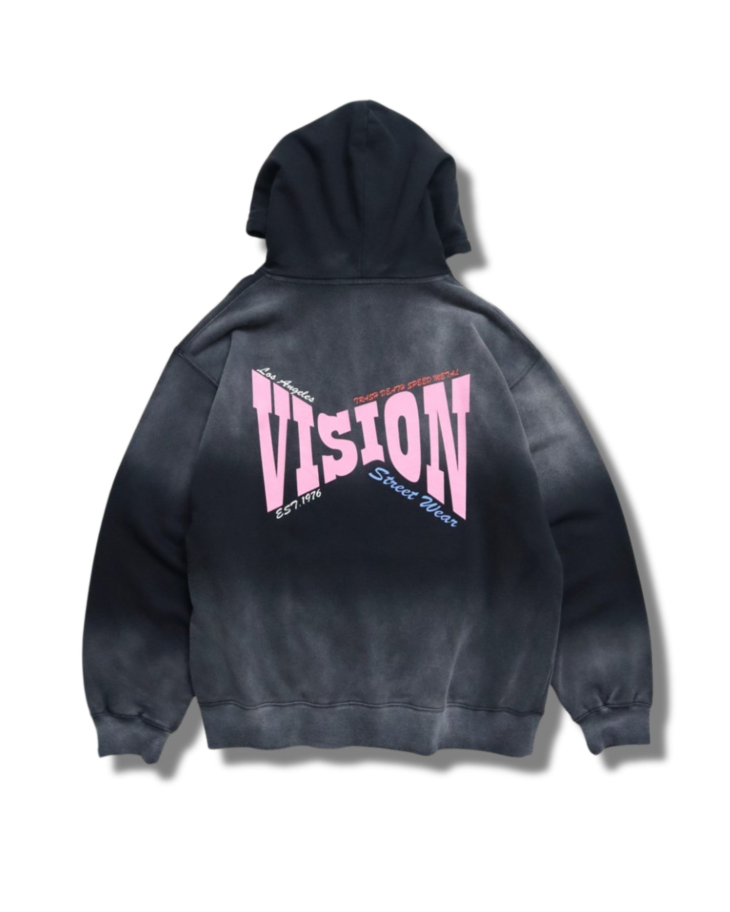 Bleach X Logo Hoodie / ヴィンテージ加工BIGロゴパーカー