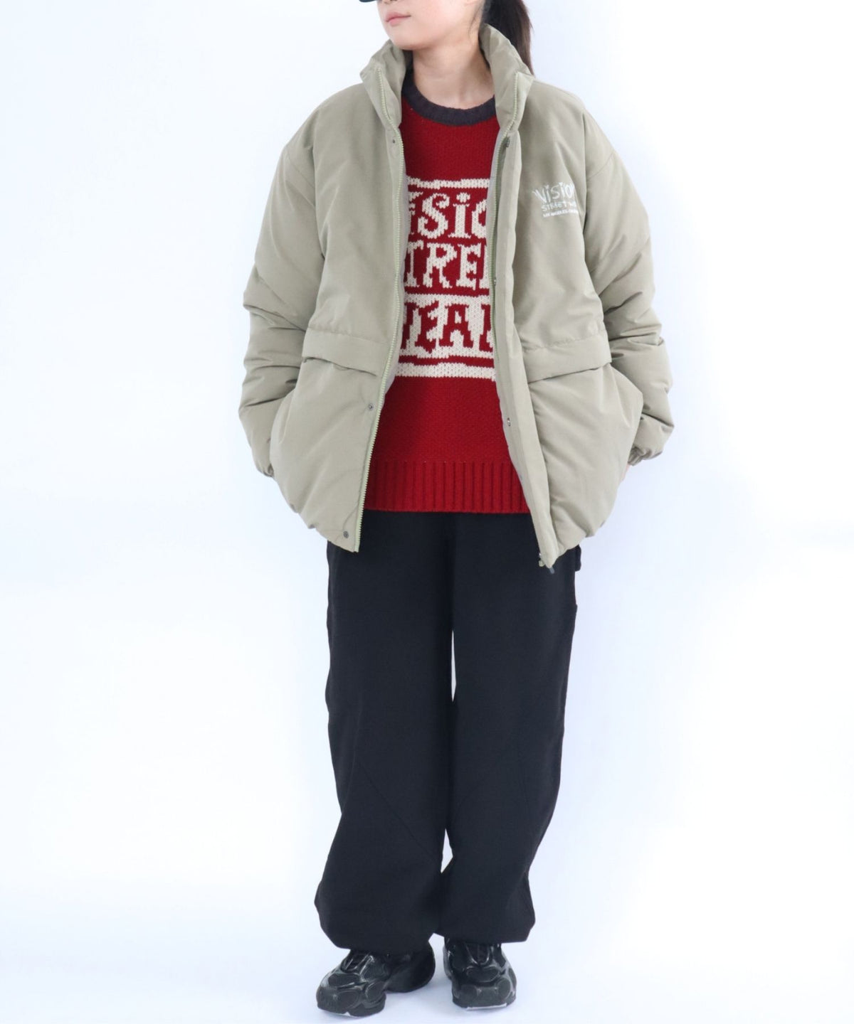 Stand neck padded jacket / スタンドネック中綿ジャケット