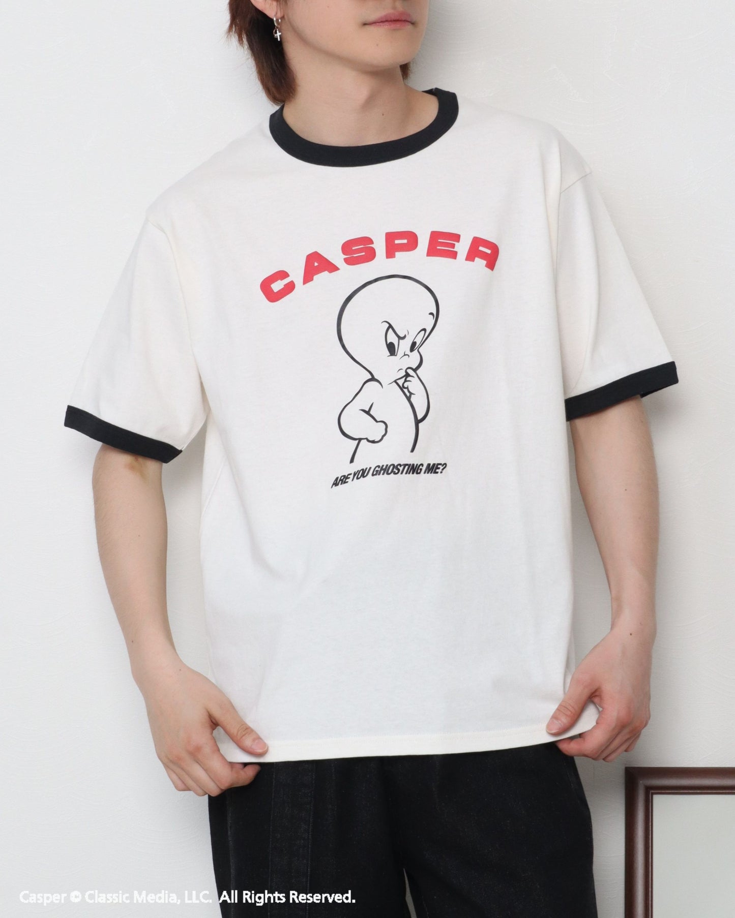 【キャスパー】リンガーTシャツ