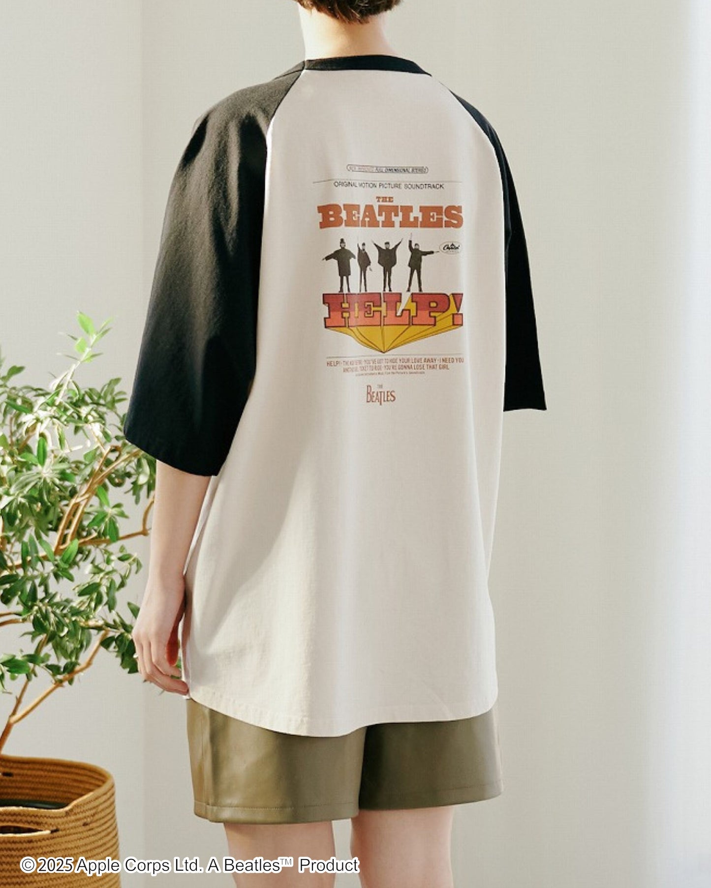 【The Beatles】HELP Raglan Tee