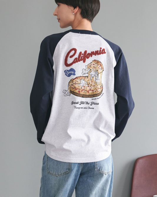 Ghost & Pizza L/S Tee