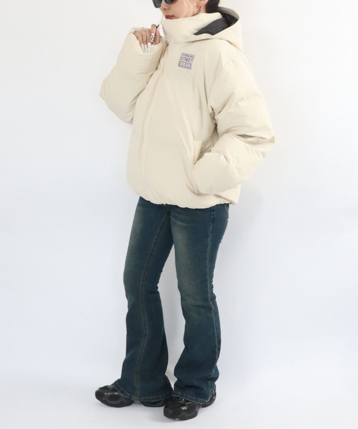 2WAY hood padded jacket / 2WAYフード中綿ジャケット