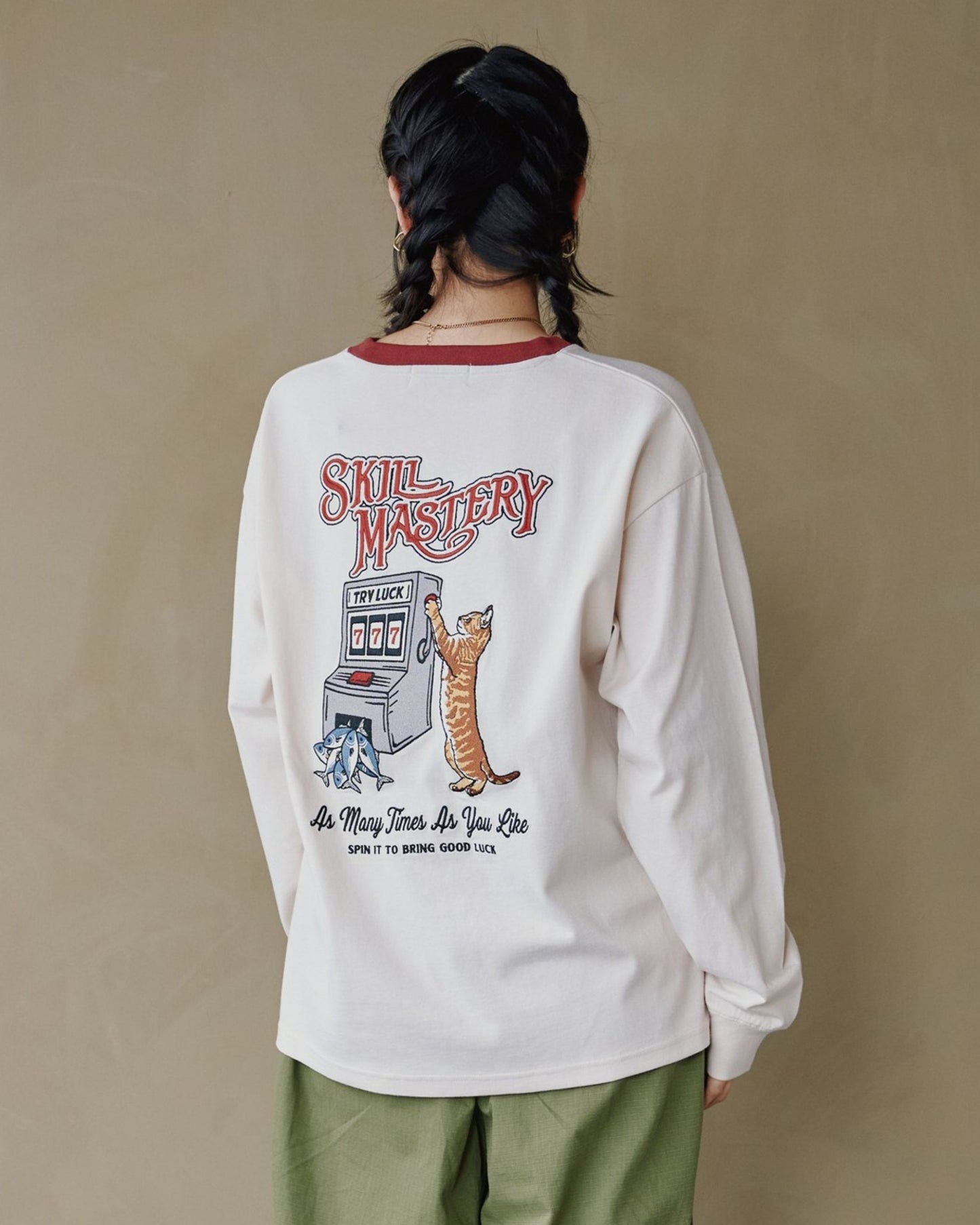 ジャックポットネコ　ロンT