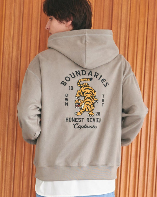 Tiger Suede Hoodie