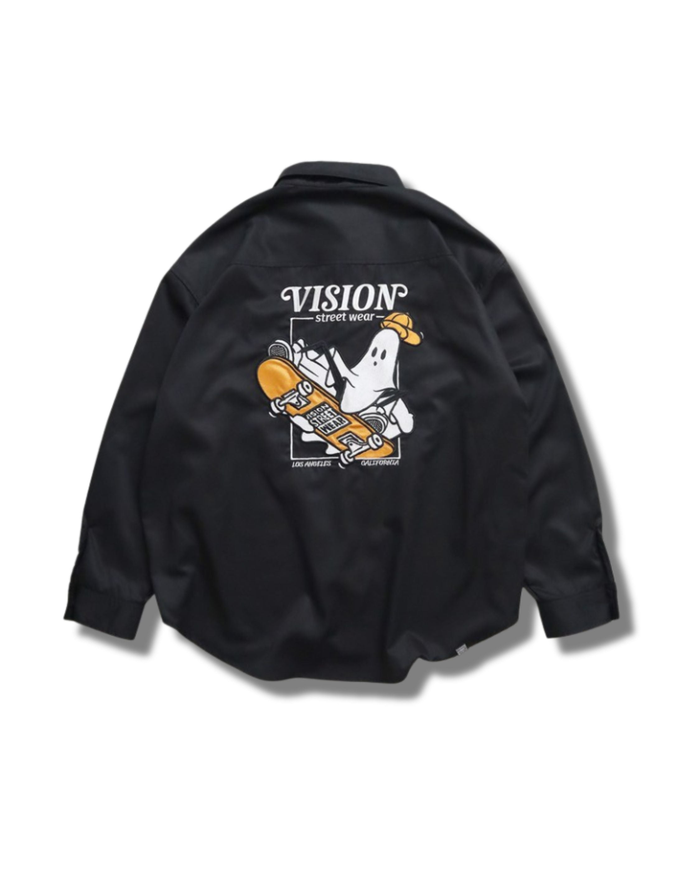 VISION STREET WEAR】Melanchholy Ghost Shirt / ゴースト刺繍