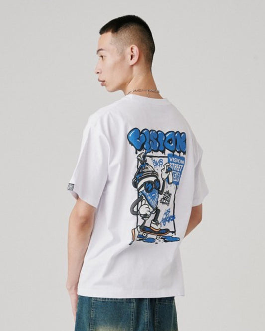 Spray Illust Tee / スプレーアートイラストTシャツ