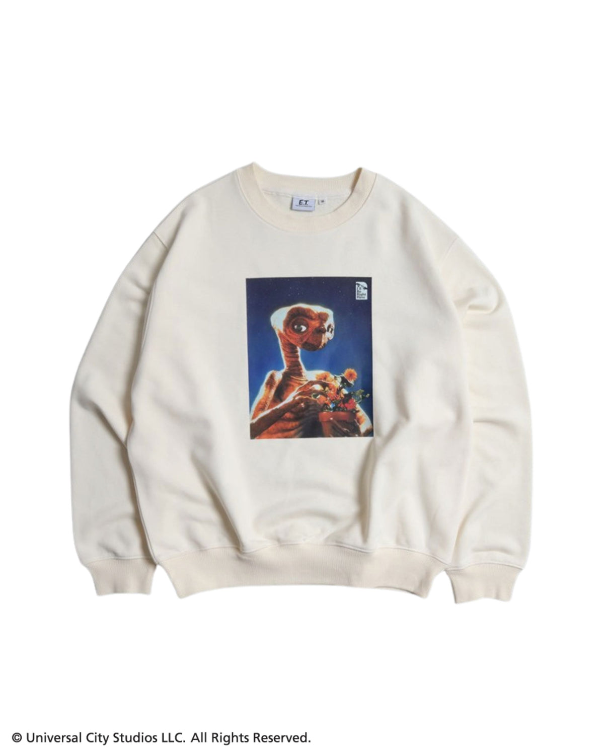 【E.T.】フォトプリントスウェット