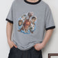 【E.T.】リンガーTシャツ