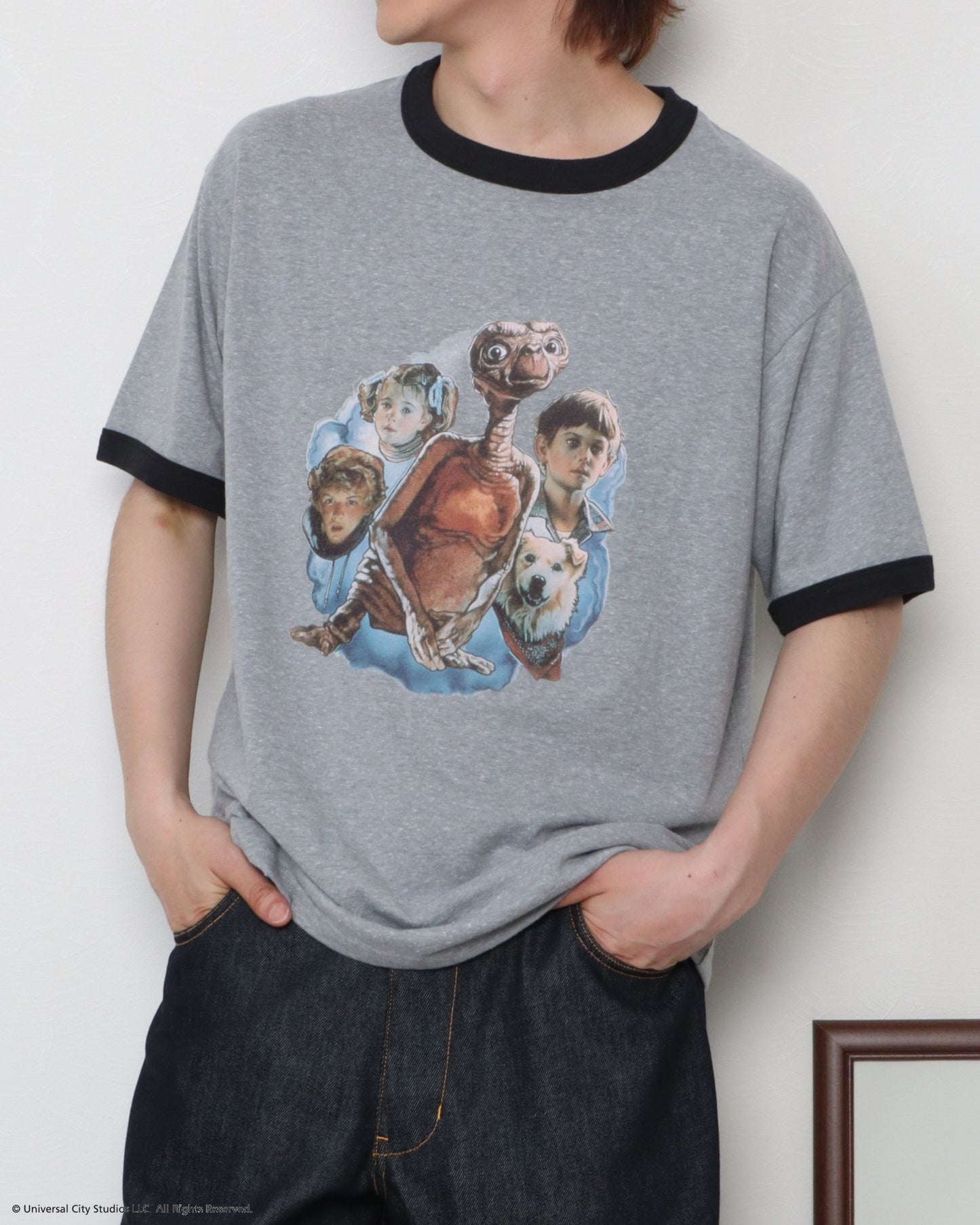 【E.T.】リンガーTシャツ