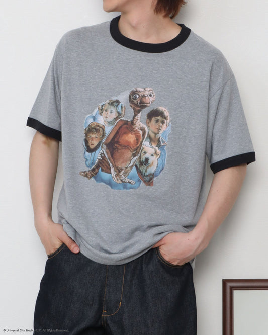 【E.T.】リンガーTシャツ