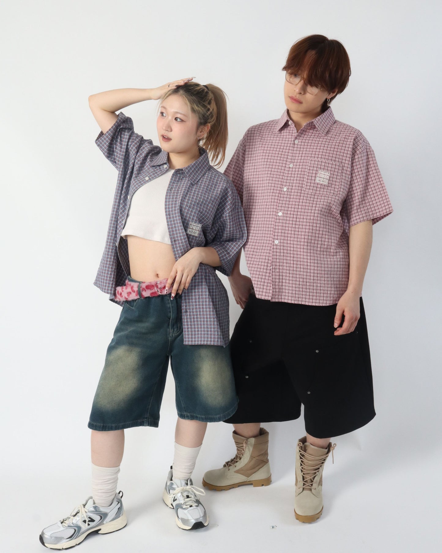 Seersucker Check Shirt / シアサッカーチェックシャツ
