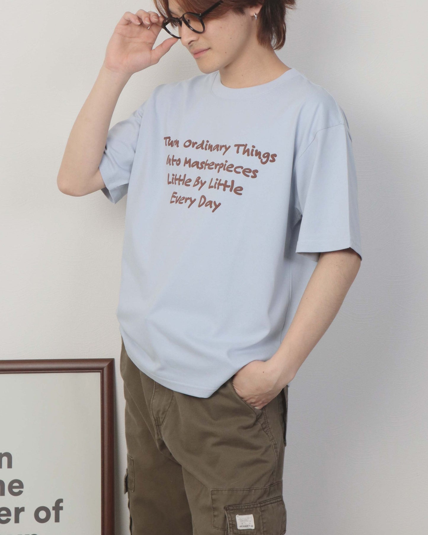 【5色展開】配色発泡ロゴT
