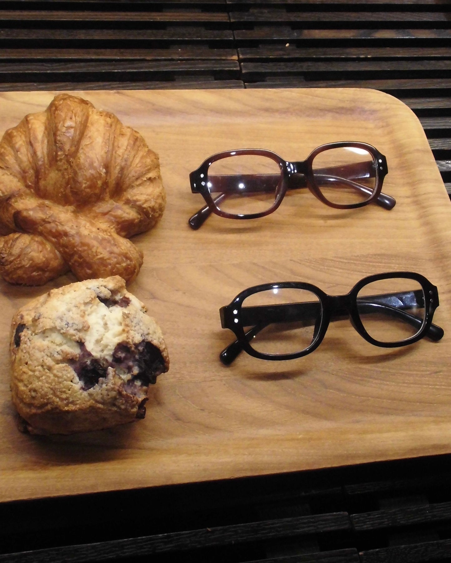 Round fashion glass / クリアメガネ