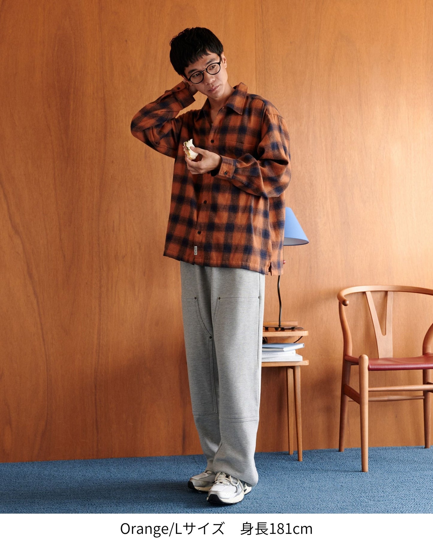 【10色展開】ネルチェックシャツ