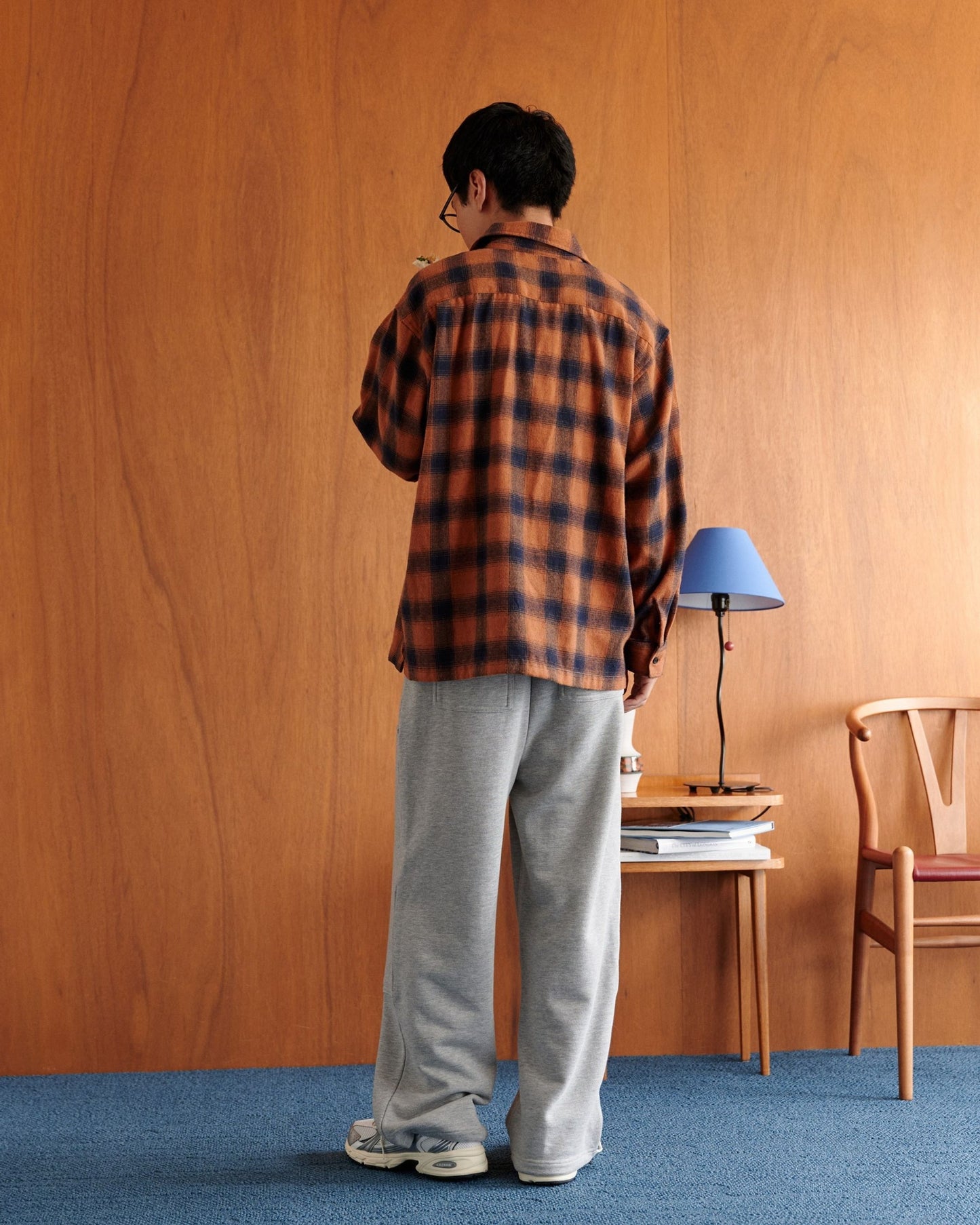 【10色展開】ネルチェックシャツ