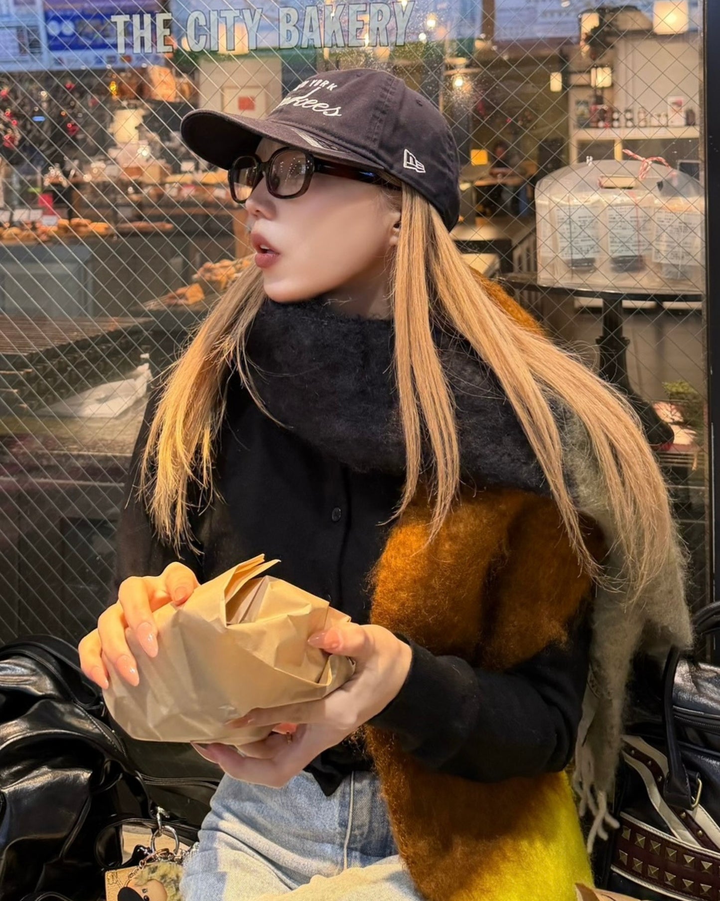 Round fashion glass / クリアメガネ