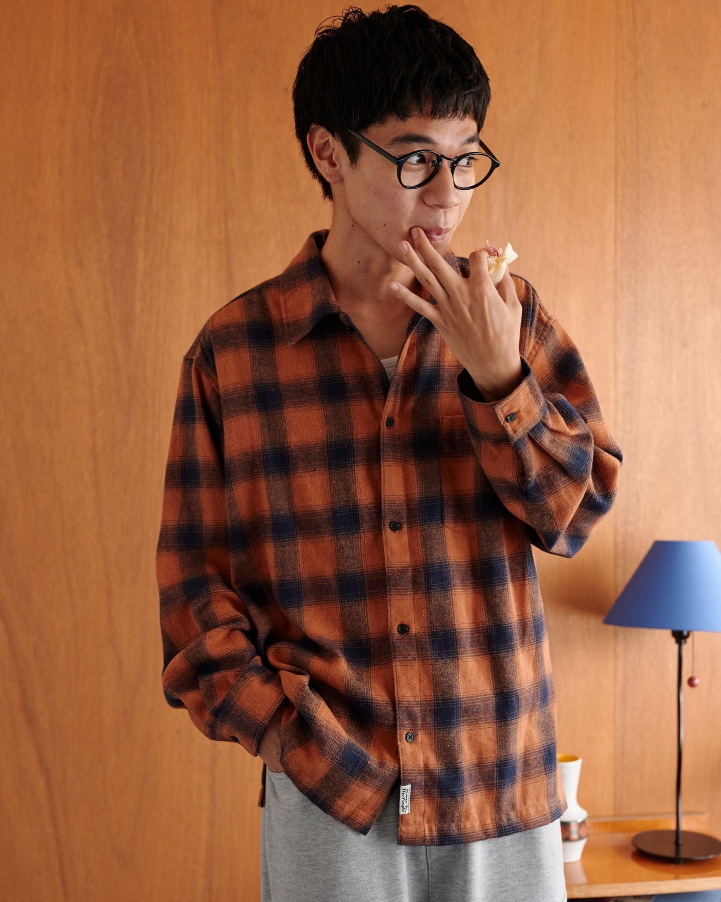 【10色展開】ネルチェックシャツ