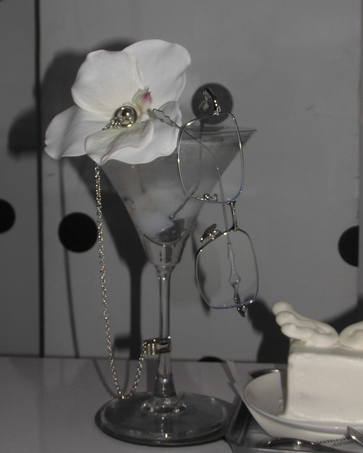 Silver flame glass / シルバーフレームメガネ