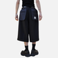 【LOILE】Avant Flap Shorts BLACK