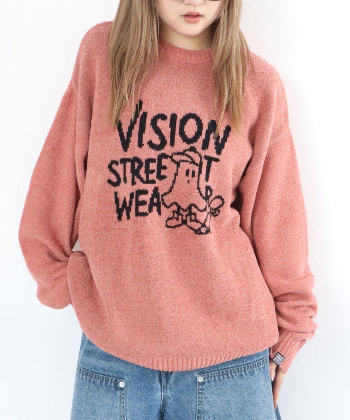 Ghost jacquard knit / ゴーストジャガードニット