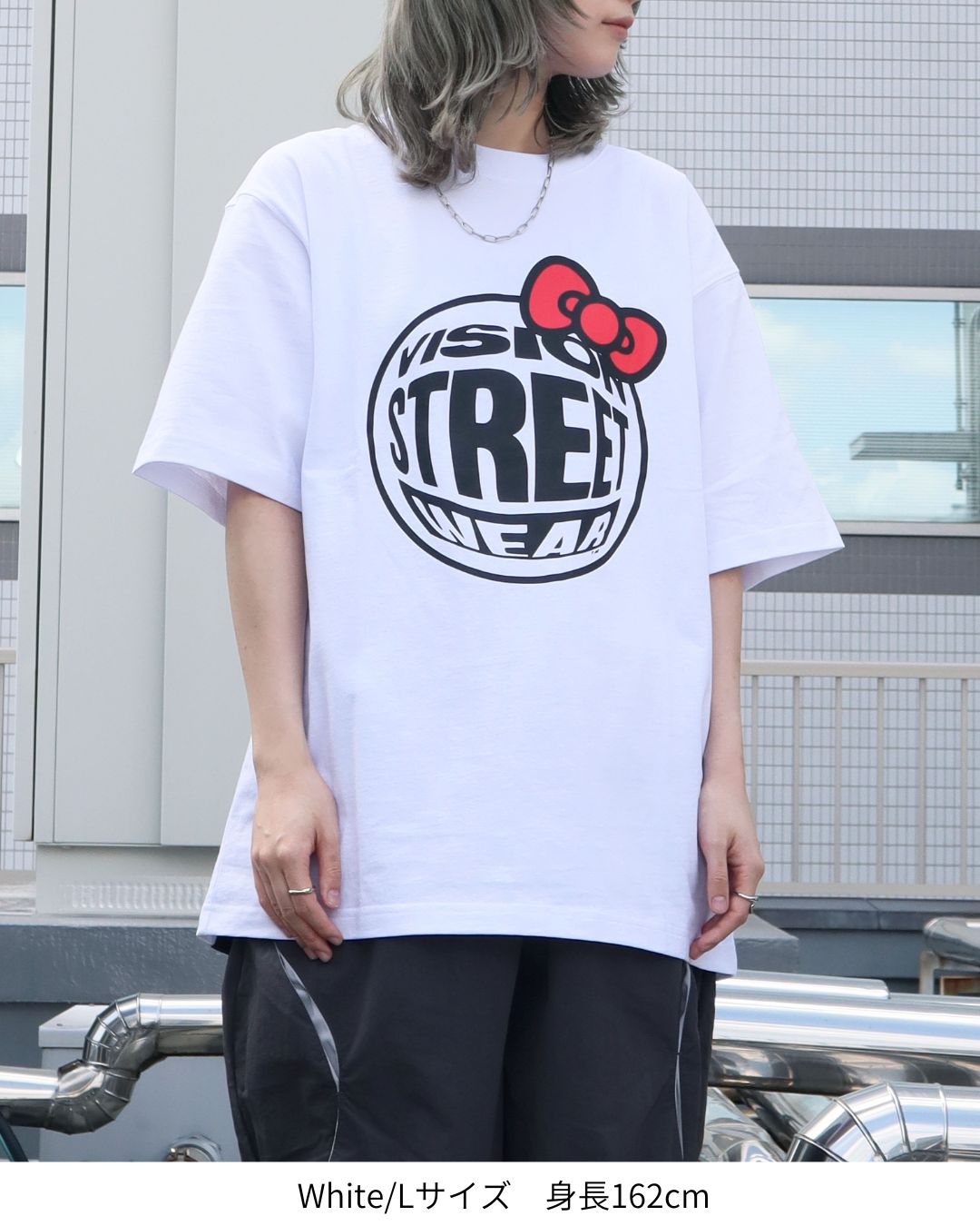 【ハローキティコラボ】サークルロゴTシャツ
