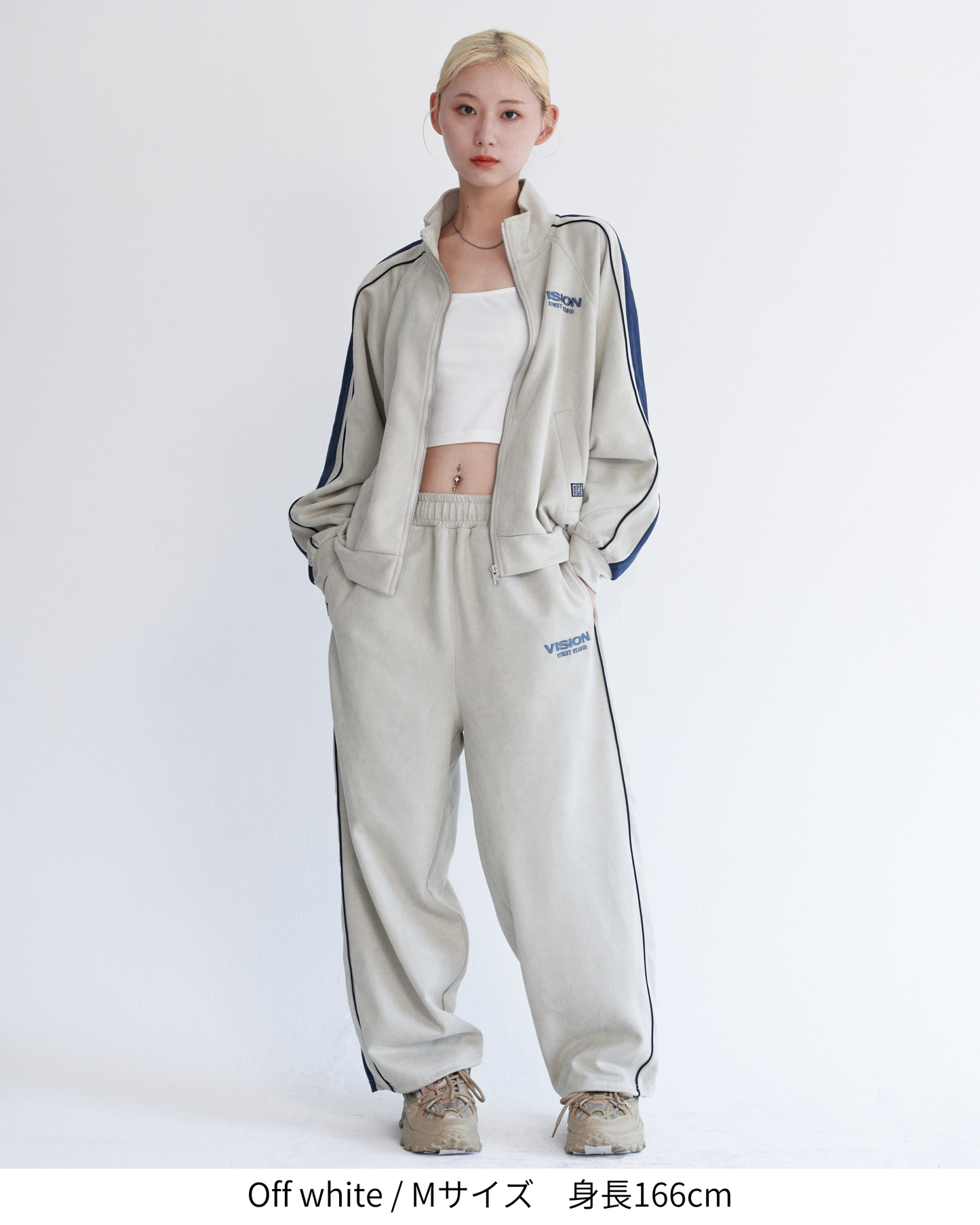 Fake suede track jacket / フェイクスエードトラックジャケット