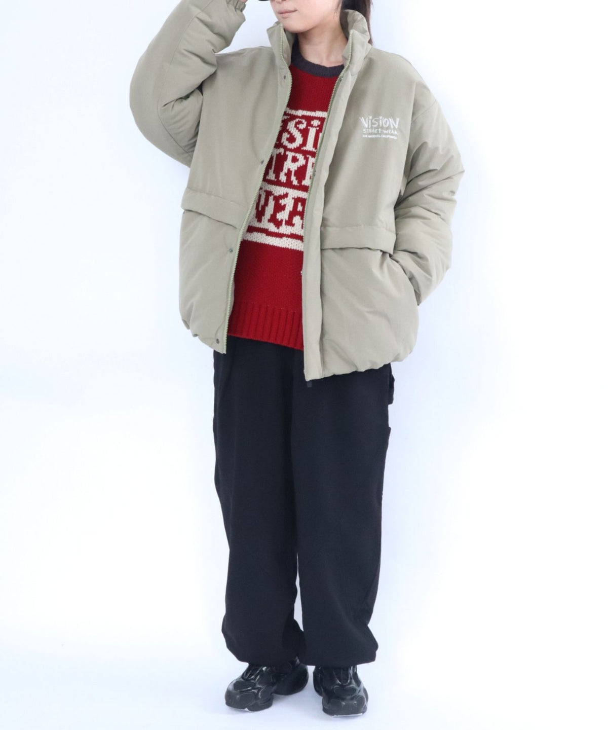 Stand neck padded jacket / スタンドネック中綿ジャケット