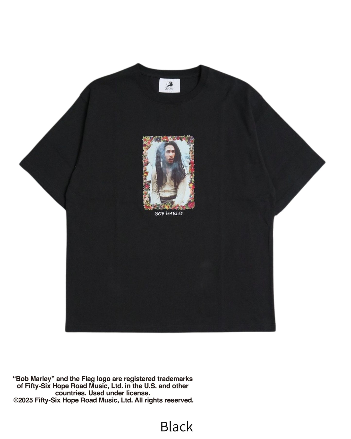 【BOB MARLEY】Flower Photo Tee