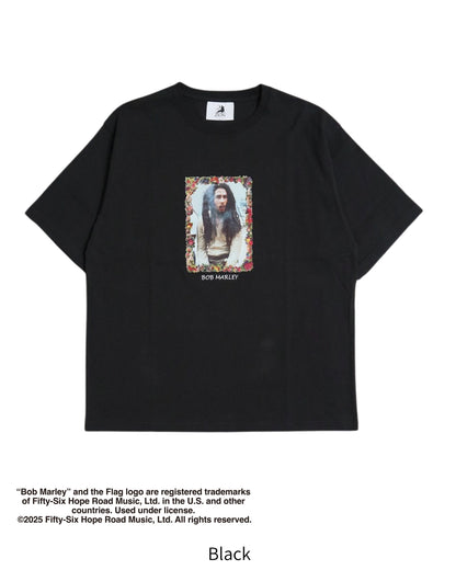 【BOB MARLEY】Flower Photo Tee