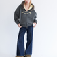 Ponch fur hood zip hoodie / ポンチファーフードZIPパーカー