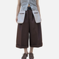 【LOILE】Avant Flap Shorts BROWN