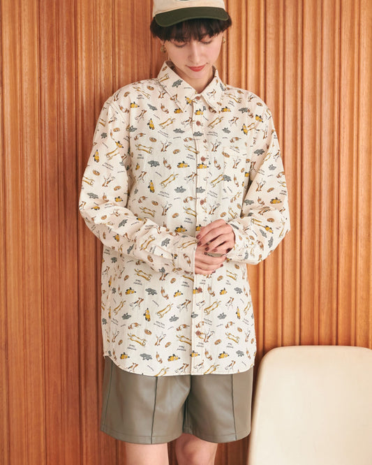 Pattern Cotton Shirt
