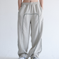 Fake suede piping pants / フェイクスエードパイピングパンツ
